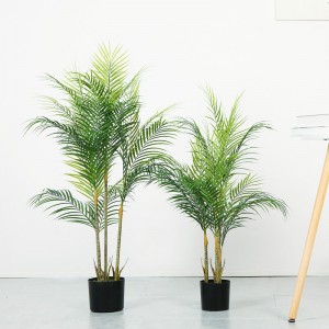 Hot Vânzare Fake verde Plante plastice artificiale palmier Plante artificiale Phoenix palmier cu oală pentru decor de acasă