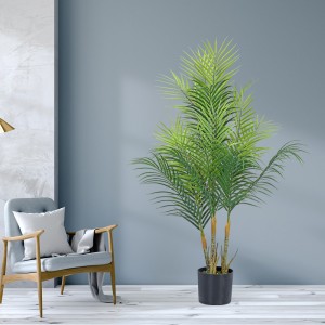 Hot Vânzare Fake verde Plante plastice artificiale palmier Plante artificiale Phoenix palmier cu oală pentru decor de acasă
