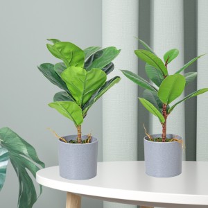 Acasă Decor Cel mai bun aproapenatural Faux mici Plante verzi artificiale Bonsai