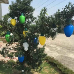 Crăciun de partid LED 5 lumini set decorare Crăciun vacanță mare lumină mare