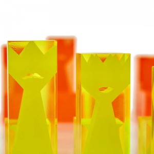 Hot Vindem copii și adulți Set de șah acrilic