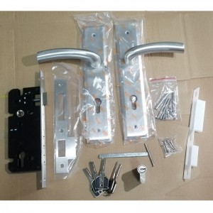 6003 Set de pârghie din oțel inoxidabil 6003 Placă lungă, blocare modernă de mortă contemporană