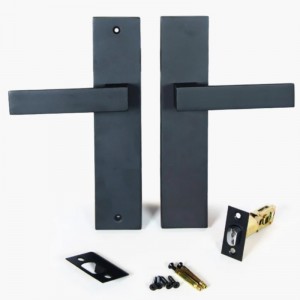 6203 Modern aliaj de zinc ușă față mânerul de blocare set de mâner de blocare a mânerului din față