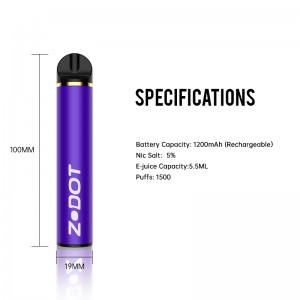 1500 de țigări electronice de unică folosință