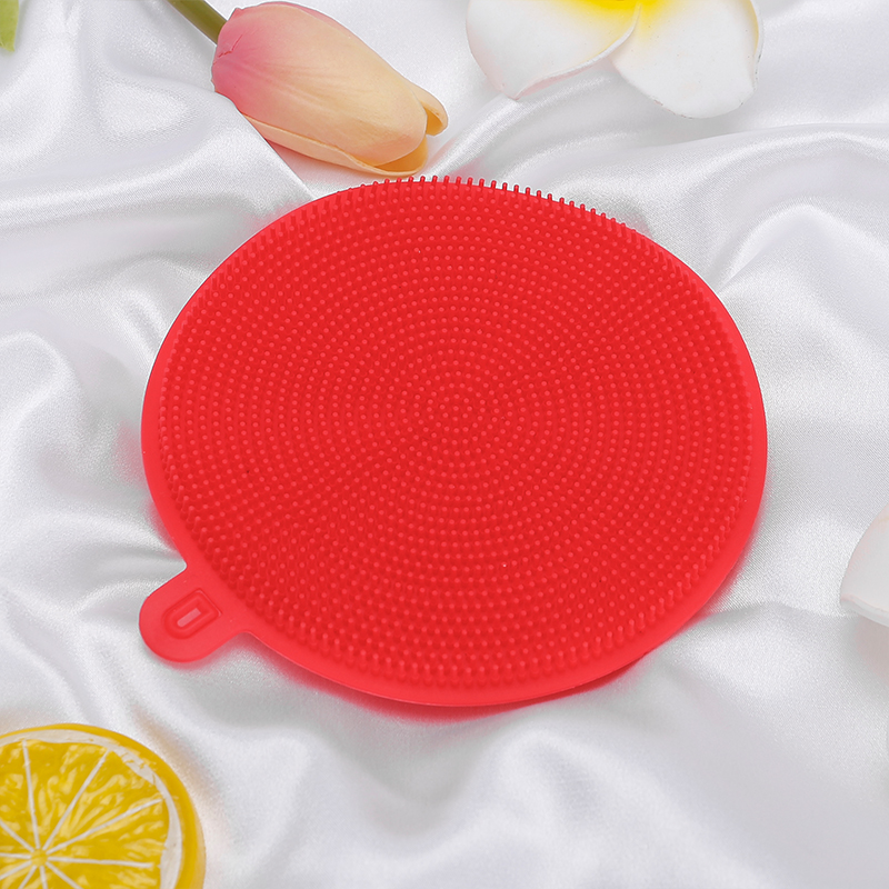 Accesorii pentru bucătărie Burete de farfurie de silicon, scruber curat