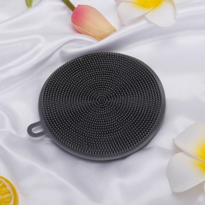 Accesorii pentru bucătărie Burete de farfurie de silicon, scruber curat