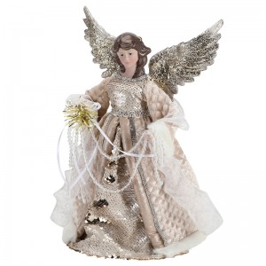 33cm Crăciun Angel Decor Beads Ornament Decor Decorațiuni interioare Produsnou Crăciun Figura de vacanță Afișaj de lux acasă vesel