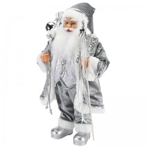 45 ~ 62cm Crăciun în picioare Santa Claus ornament decorare Figurina Colecția Fabric de vacanță Festivalul Xmas Plus Postul personalizat