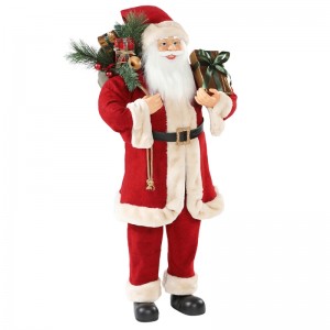 30 ~ 110cm Crăciun Santa Claus cu cadou sac ornament de decorare festival de vacanță figurine colecție tradiționale Xmas