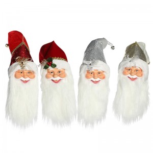 20 ~ 70cm Crăciun Santa Claus Head ornamente decoratiuni copac agățat figurine colecție pandantiv mic tradițional Xmas