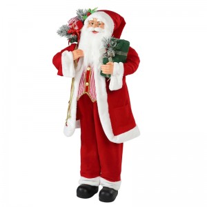 30 ~ 110cm Crăciun în picioare Santa Claus cu sac de cadou ornament decorare tradiționale de vacanță Figurine Colecție Xmas Series