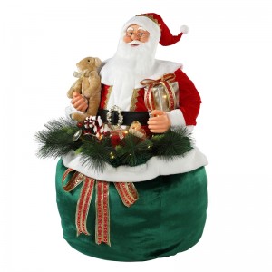 65/85/115cm Crăciun animat Santa Claus cu iluminare vacanță muzical ornament decorare figurine colecție tradiționale