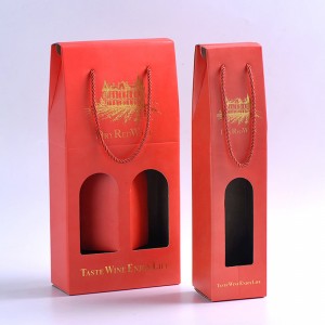 High-end și frumoasa cutie de ambalaj de vinuri roșii