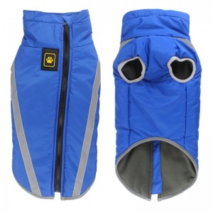 Producător cu ridicata în aer liber Stil rece Foarte reflectorizant Jachetă de câine Coats impermeabil