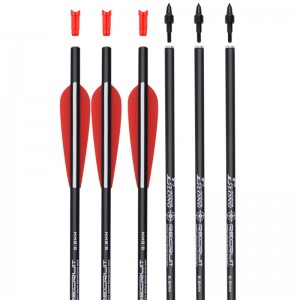 Elongarrow 116048 20inches 7.62 * 8.8mm Rollfiberglass șuruburi pentru vânătoare în aer liber crossbow