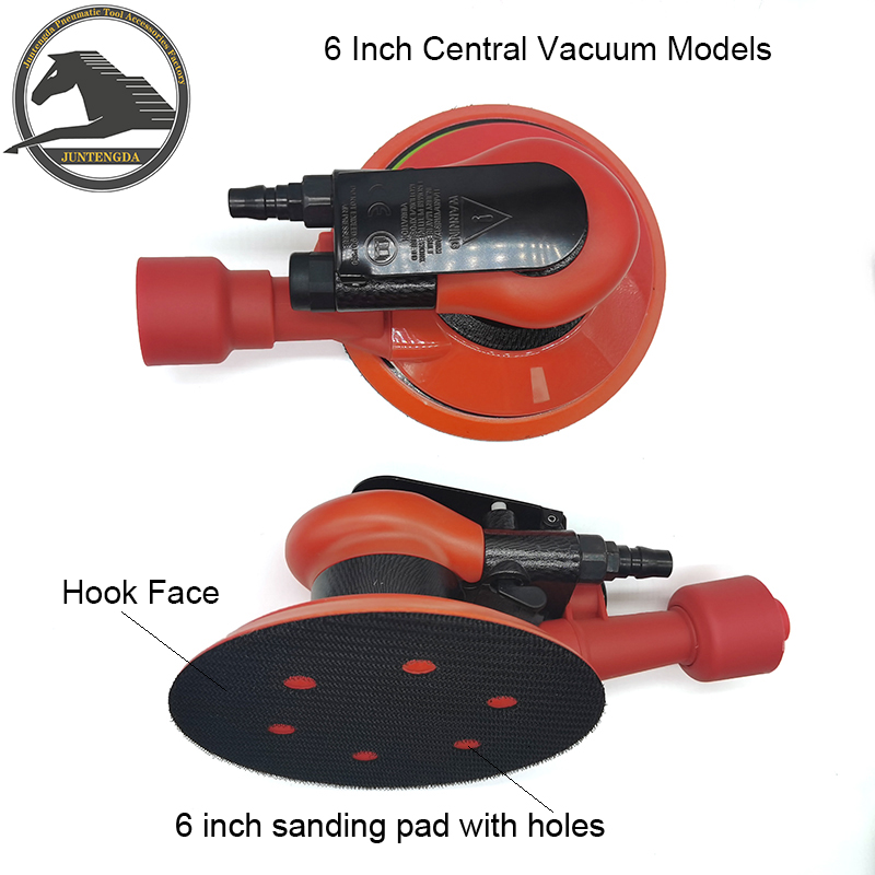 6 în aer aleatoriu orbital Sander Central-Vacuum modele industriale