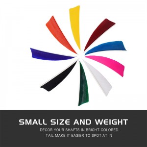 Elongarrow 172313 3inches Shield Turcia Pene pentru săgeți de arcul