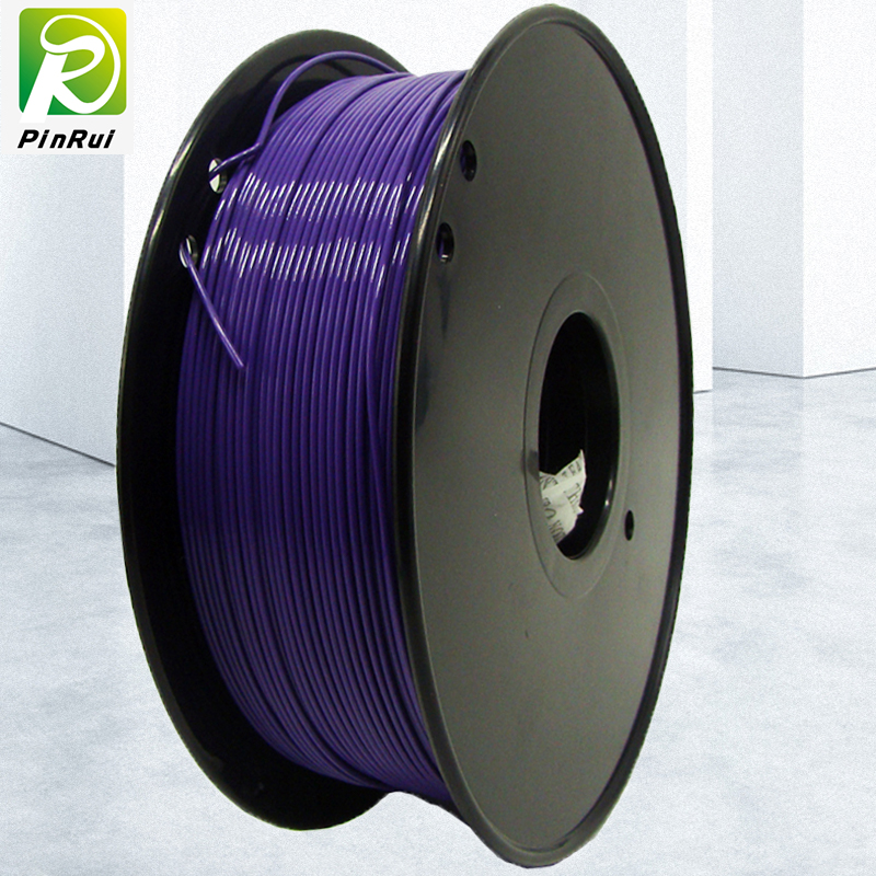 Pinrui de înaltă calitate 1 kg 3d PLA imprimantă filament culoare violet închis culoare