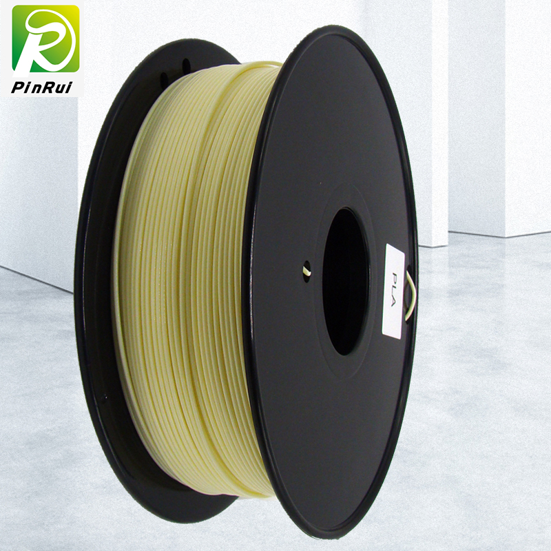 Pinrui de înaltă calitate 1 kg 3D PLA imprimantă filament galben 9140C culoare