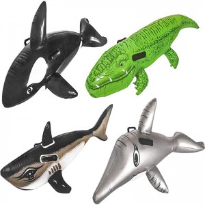 Black balena gonflabilă ROW ROW COPII Ring Init de balene gonflabile