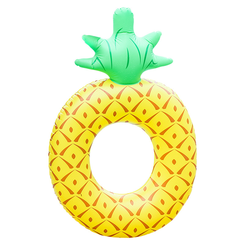 Inel de înot pentru ananas gonflabile, plutitor portabil pentru piscină, jucărie de apă pentru adulți și copii