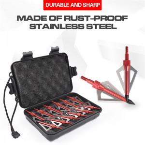 Elongarrow 15B005 100Granin Broadhead Arrow Sfaturi de vânătoare Șurub arrow Broadheads