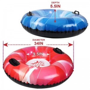 Iarna de iarnă în aer liber-copil Interactive Copii, tub de zăpadănfalabil