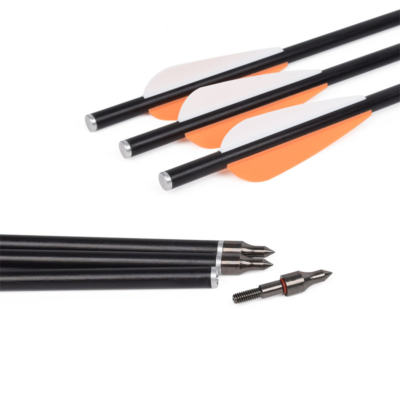 Elongarrow 16inches 6 * 8mm din fibră de sticlă din fibră de sticlă Arrows șuruburi