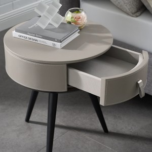 Nordic design din lemn solid modern de luxnopți denoptieră masă cu 2 sertar