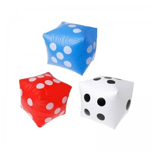 Zaruri gonflabile personalizate mari cuburi de suflare, decorare a petrecerii la piscină