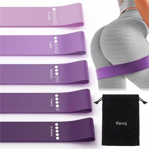 Yoga Resistance Bands de cauciuc Echipamente de fitness în aer liber 0,35mm-1.1mm Pilates Pilates Sport Antrenament Antrenament Elastic Benzi elastice