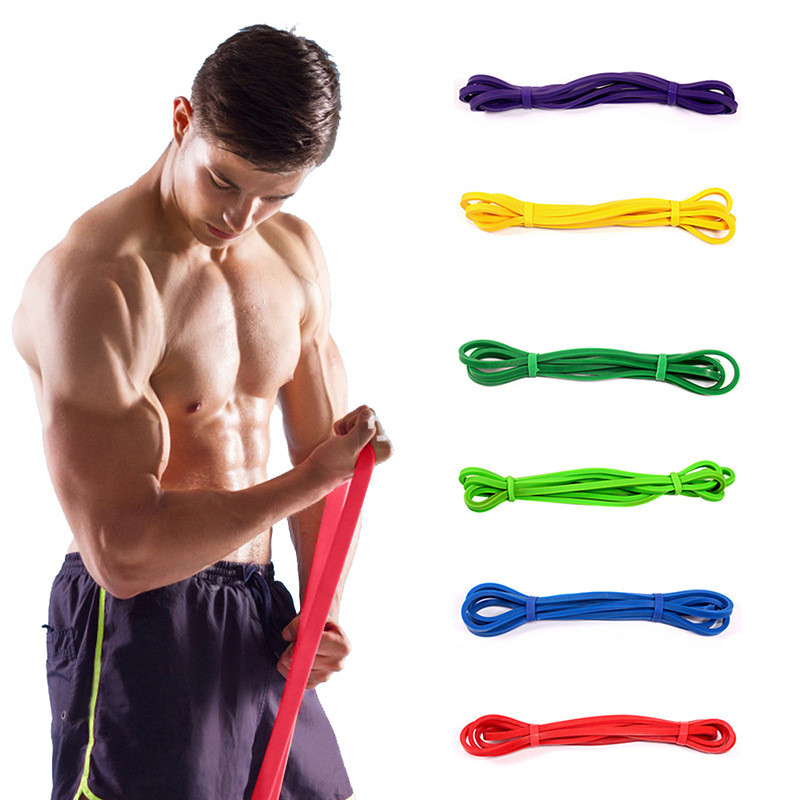 5-120 lb galben roșu roșunegru violet verde yoga rezistență benzi elastice elastice interioare Echipamente de fitness în aer liber Pilates Sport antrenament antrenament