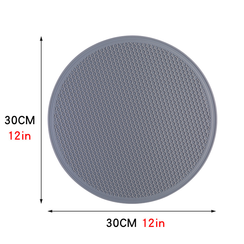 2022 NOU 12 inch multi -funcțional rotund cu formă de silicon rezistent la căldură Mat de uscare a fagurei de fagure