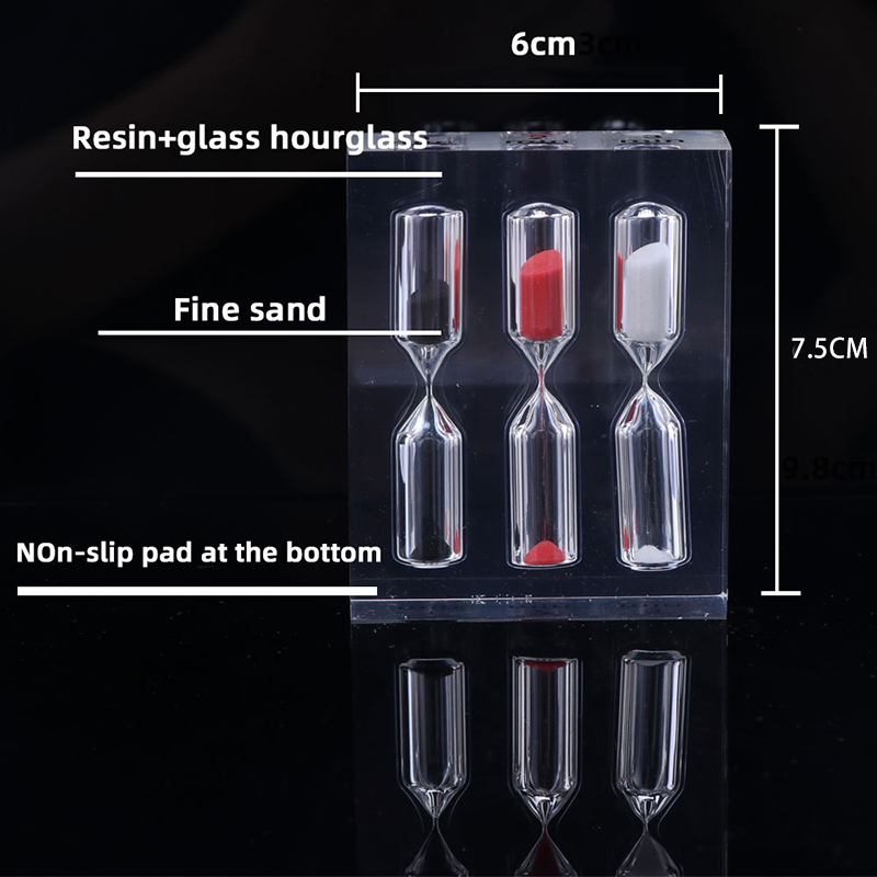 Sandtimers acrilic 3/4/5min cronometru denisip pentru copii colorat de clepsidră decor pentru casă denisip cristal de cadou denisip pentru zi denaștere