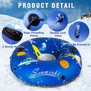 Jucării părinte-copil în aer liber de iarnă, spațiu rezistent la rece, Tubul de zăpadă gonflabil