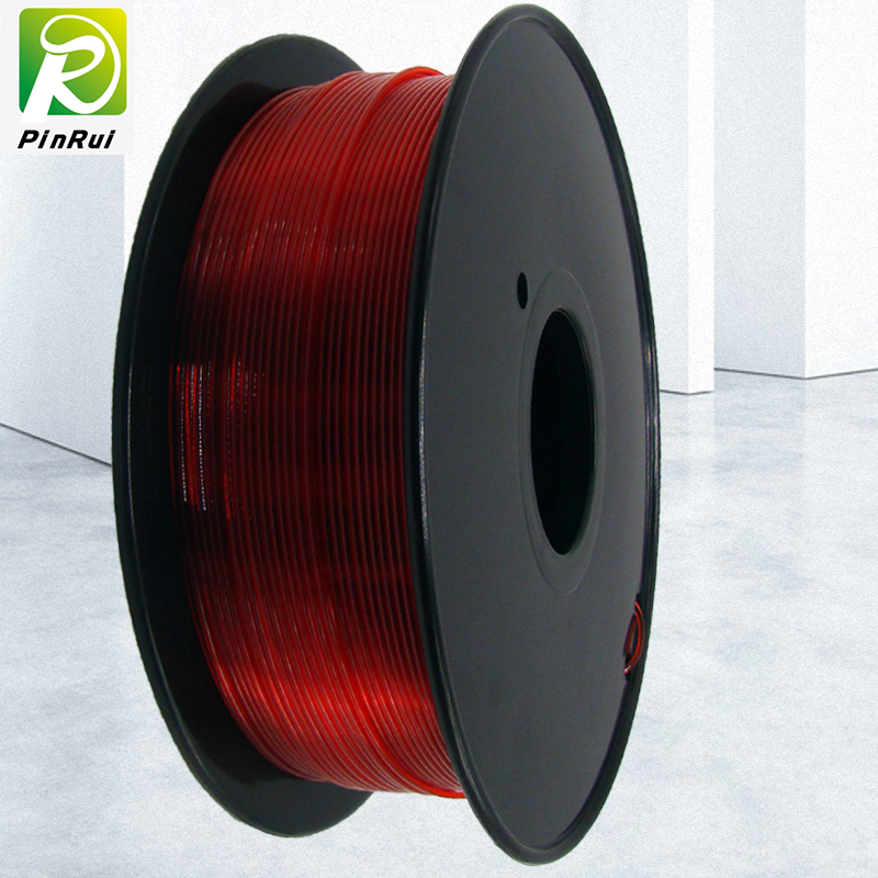 Pinrui 3D imprimantă 1.75mmpetg filament Culoare roșie pentru imprimantă 3D
