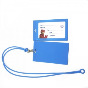 Fabrica cu ridicata cu ridicata siliconul de tip silicon ID IDGE ID Nume Card Card Tag Suport cu fereastră acrilică clară