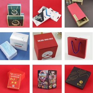 Cutie de carton alb personalizat cu cartonnegru carton kraft cutia de hârtie ceainougat hârtie albă