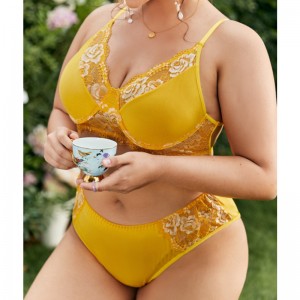 Femei confortabile lenjerie lenjerie sexy contrast din dantelă de lenjerie din dantelă