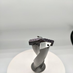 9.8 ~ 114mm Bordă elicoidală fixă laterală a burghiului rapid inserție Hss + inserție din carbură de staniu + Tin