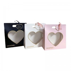 Cutie de flori Love Box Hand Paper Cutie Cadou Cutie de ambalare Aparat de apă impermeabil Material de ambalare Flori Flori