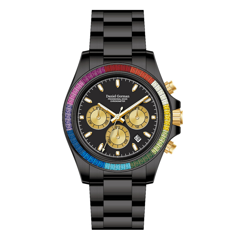 Ceas de lux din oțel inoxidabil Watchdg9003