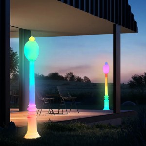 Impermeabil exterior în aer liber modern de decorare a grădinii solare LED LAMP