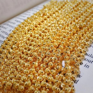 Brățară de mărgele de aur de 18k gata de expediere