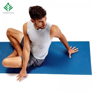 Mat de yoga premium cu sling de purtător de covorașe de yoga, teal, 72 inch x 24 inchw x 1/4 inch grosime