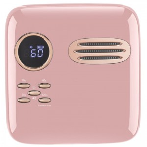 M&R 701pro lampă cu unghii LED fără fir, uscător de unghii fără fir, 72W LUMINĂ LED reîncărcabilă, lampă cu unghii LED cu gel portabil cu 4 temporizator și ecran LCD verde