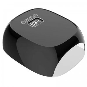 M&R 801pro lampă cu unghii LED fără fir, uscător de unghii wireless, 72W Lumină LED reîncărcabilă, lampă cu unghii LED cu gel portabil cu 4 senzor de setare a cronometrului și ecran LCD verde