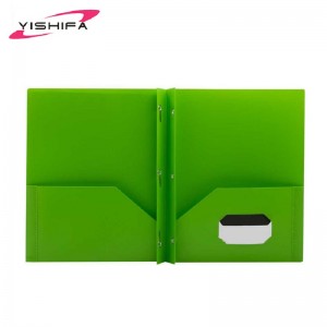 Logo -ul personalizat PP Material Double Buzunar cu Spongs Prezentare