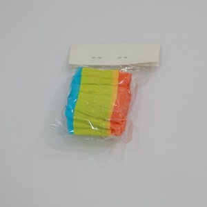 Hot Sale Macaron Color Crepe Broasuri de hârtie Garland Roll Garland Decor de petrecere denuntă de Crăciun