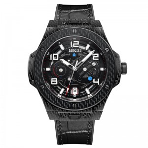 Ceas mecanic Baogela Men \\\\ Watch Mechanical Hollow Fashion Men \\\\ Luminous Dial mare 50m Waterproof Watch 2001 Negru